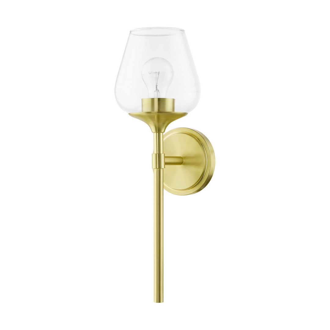 Livex Willow 17471-12 Wall Sconce Light - Satin Brass