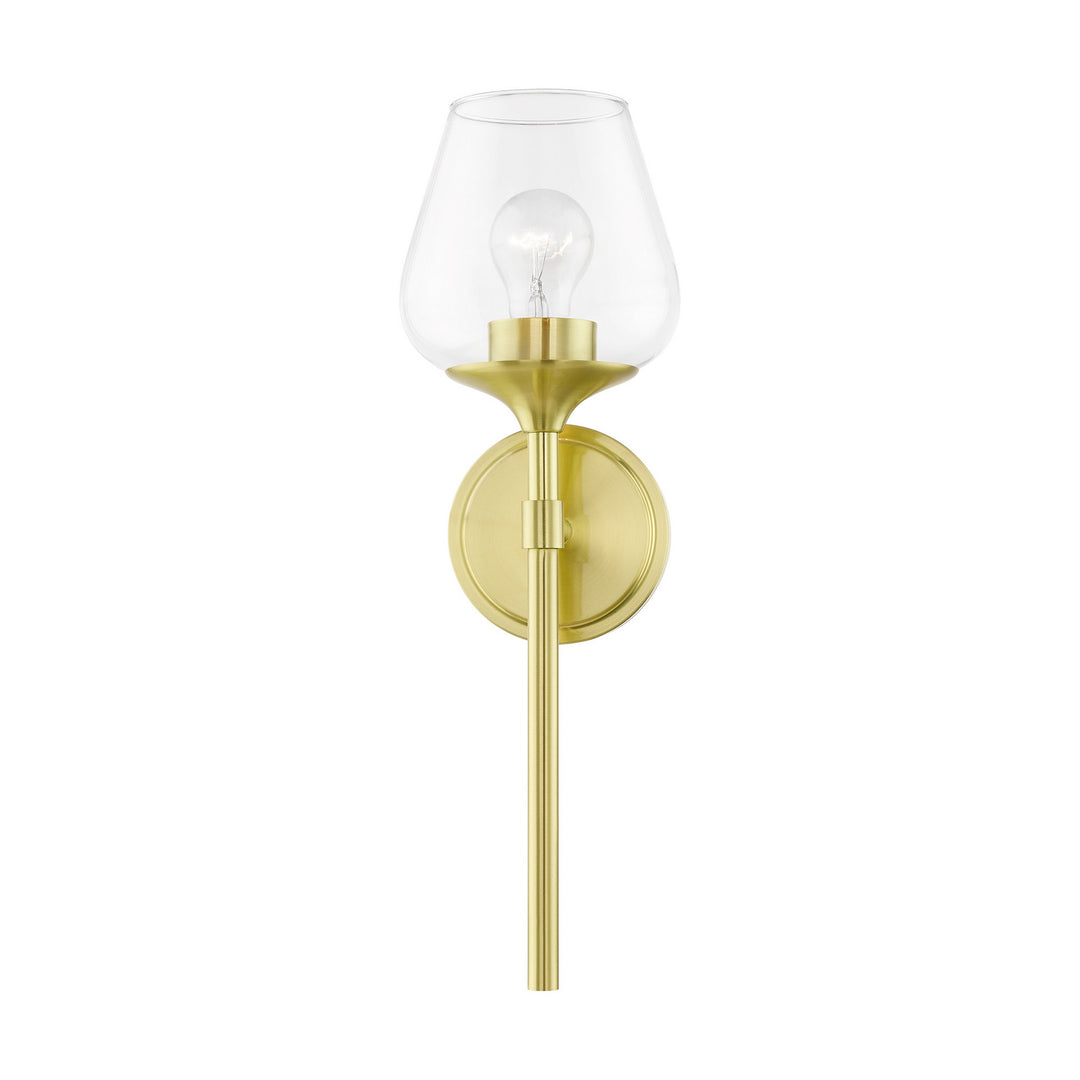 Livex Willow 17471-12 Wall Sconce Light - Satin Brass