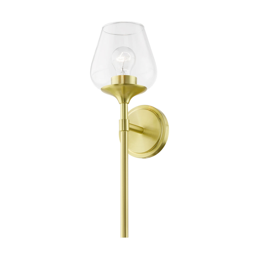 Livex Willow 17471-12 Wall Sconce Light - Satin Brass