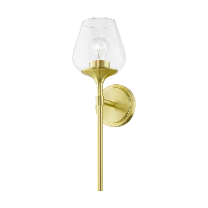 Livex Willow 17471-12 Wall Sconce Light - Satin Brass