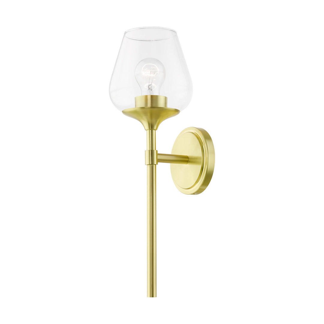 Livex Willow 17471-12 Wall Sconce Light - Satin Brass