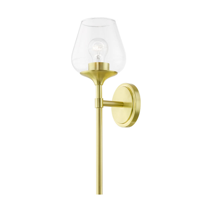 Livex Willow 17471-12 Wall Sconce Light - Satin Brass