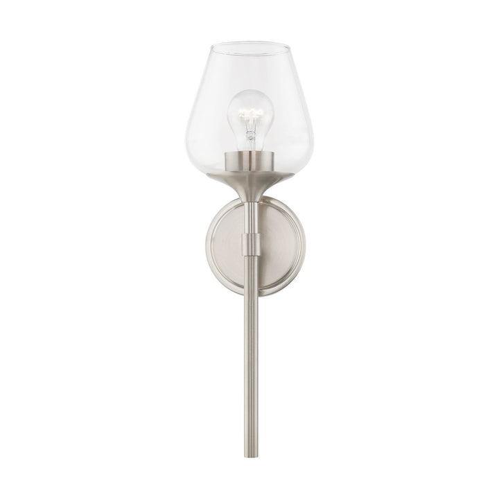 Livex Willow 17471-91 Wall Sconce Light - Brushed Nickel