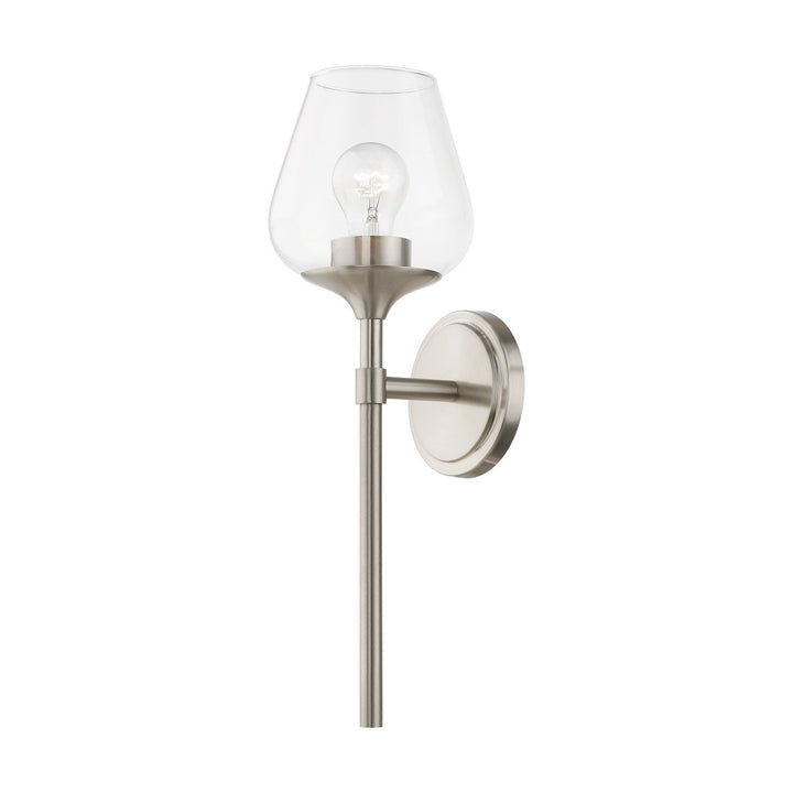 Livex Willow 17471-91 Wall Sconce Light - Brushed Nickel