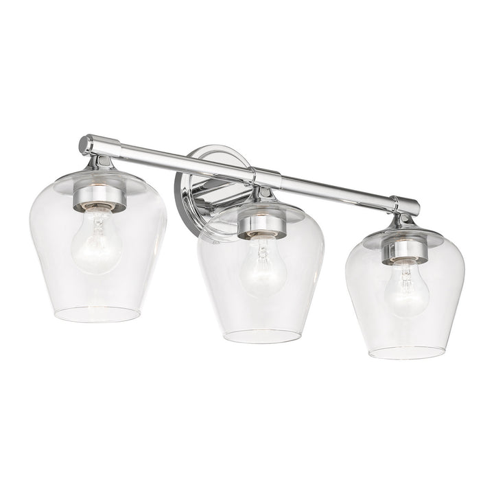 Livex Willow 17473-05 Bath Vanity Light 23 in. wide - Polished Chrome