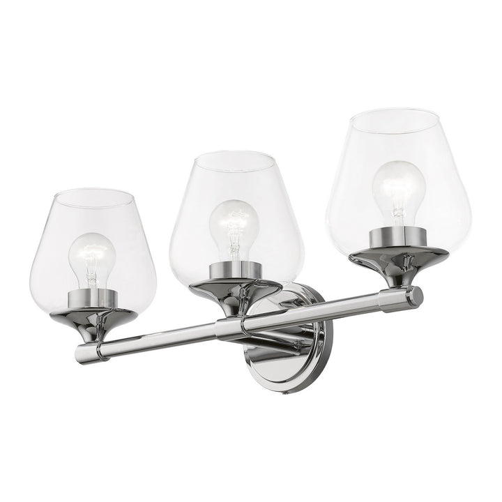 Livex Willow 17473-05 Bath Vanity Light 23 in. wide - Polished Chrome