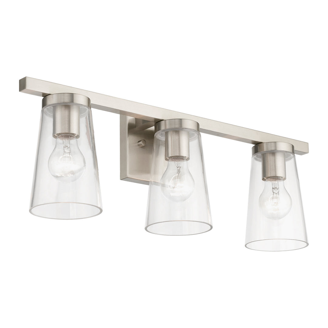 Livex Cityview 17623-91 Bath Vanity Light 23 in. wide - Brushed Nickel