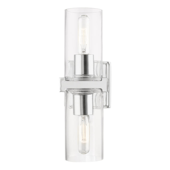 Livex Clarion 18032-05 Wall Sconce Light - Polished Chrome