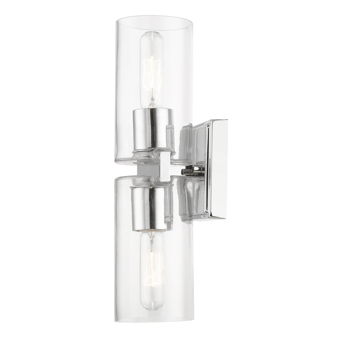 Livex Clarion 18032-05 Wall Sconce Light - Polished Chrome