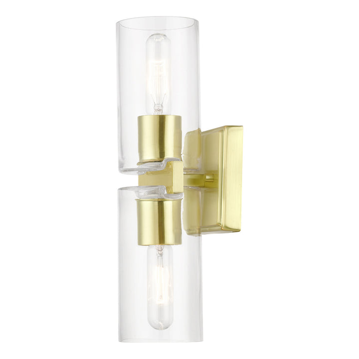 Livex Clarion 18032-12 Wall Sconce Light - Satin Brass