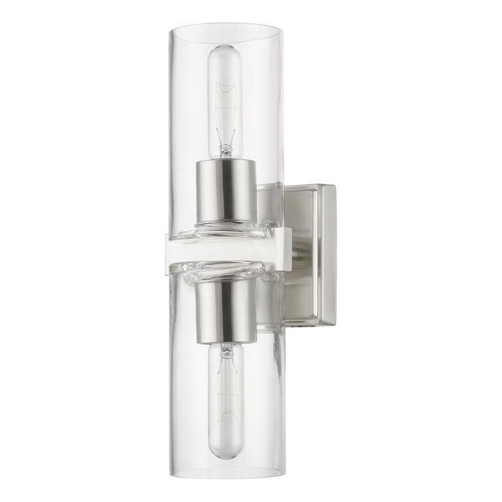 Livex Clarion 18032-91 Wall Sconce Light - Brushed Nickel