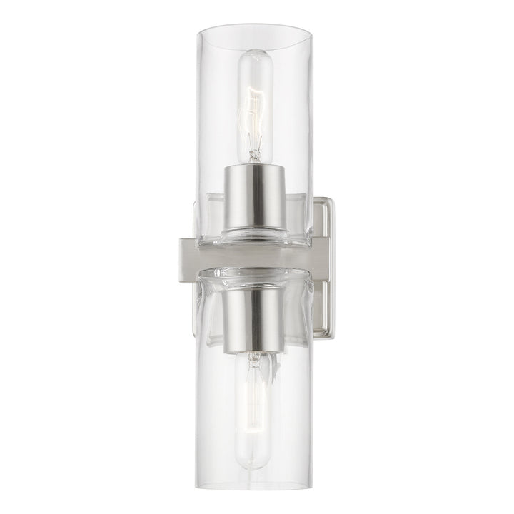 Livex Clarion 18032-91 Wall Sconce Light - Brushed Nickel