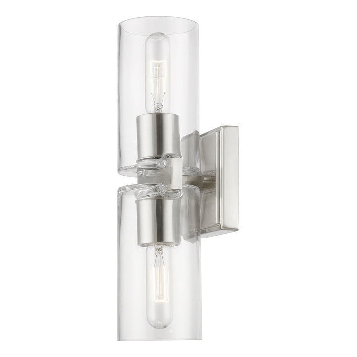 Livex Clarion 18032-91 Wall Sconce Light - Brushed Nickel