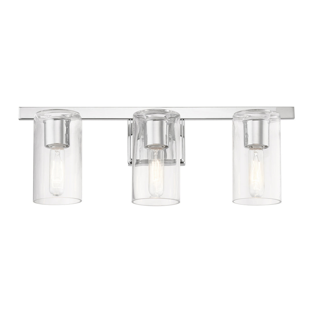 Livex Clarion 18033-05 Bath Vanity Light 23 in. wide - Polished Chrome