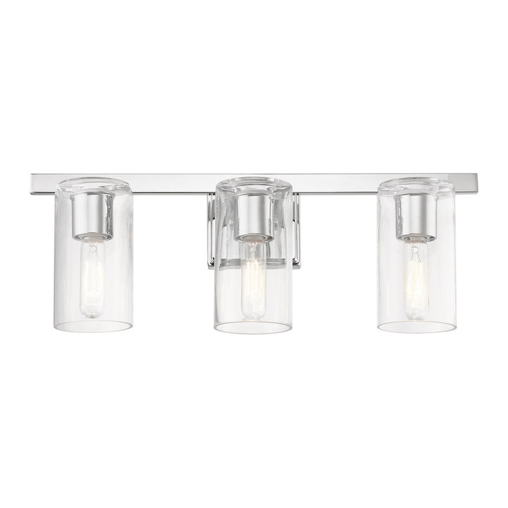 Livex Clarion 18033-05 Bath Vanity Light 23 in. wide - Polished Chrome