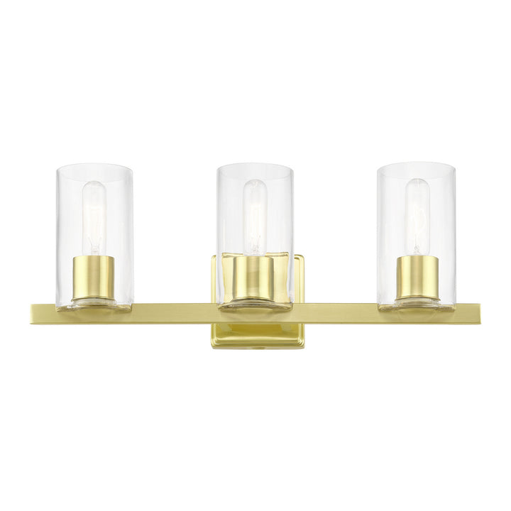 Livex Clarion 18033-12 Bath Vanity Light 23 in. wide - Satin Brass