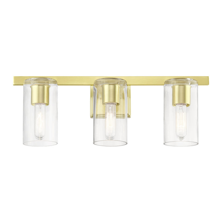 Livex Clarion 18033-12 Bath Vanity Light 23 in. wide - Satin Brass