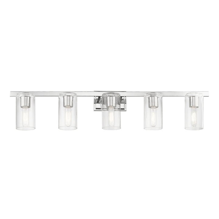 Livex Clarion 18035-05 Bath Vanity Light 42 in. wide - Polished Chrome