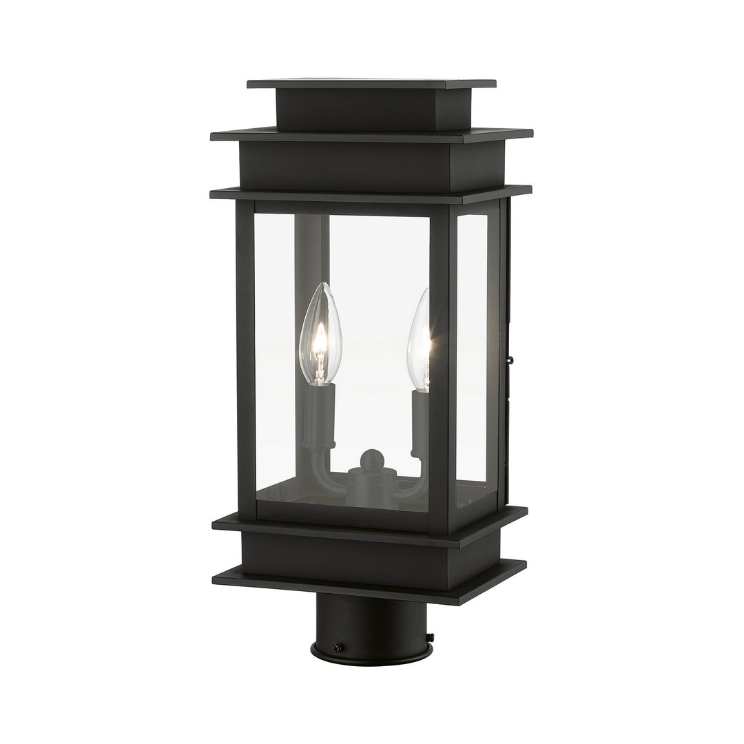 Livex Lighting 2015-04  Princeton Outdoor Black