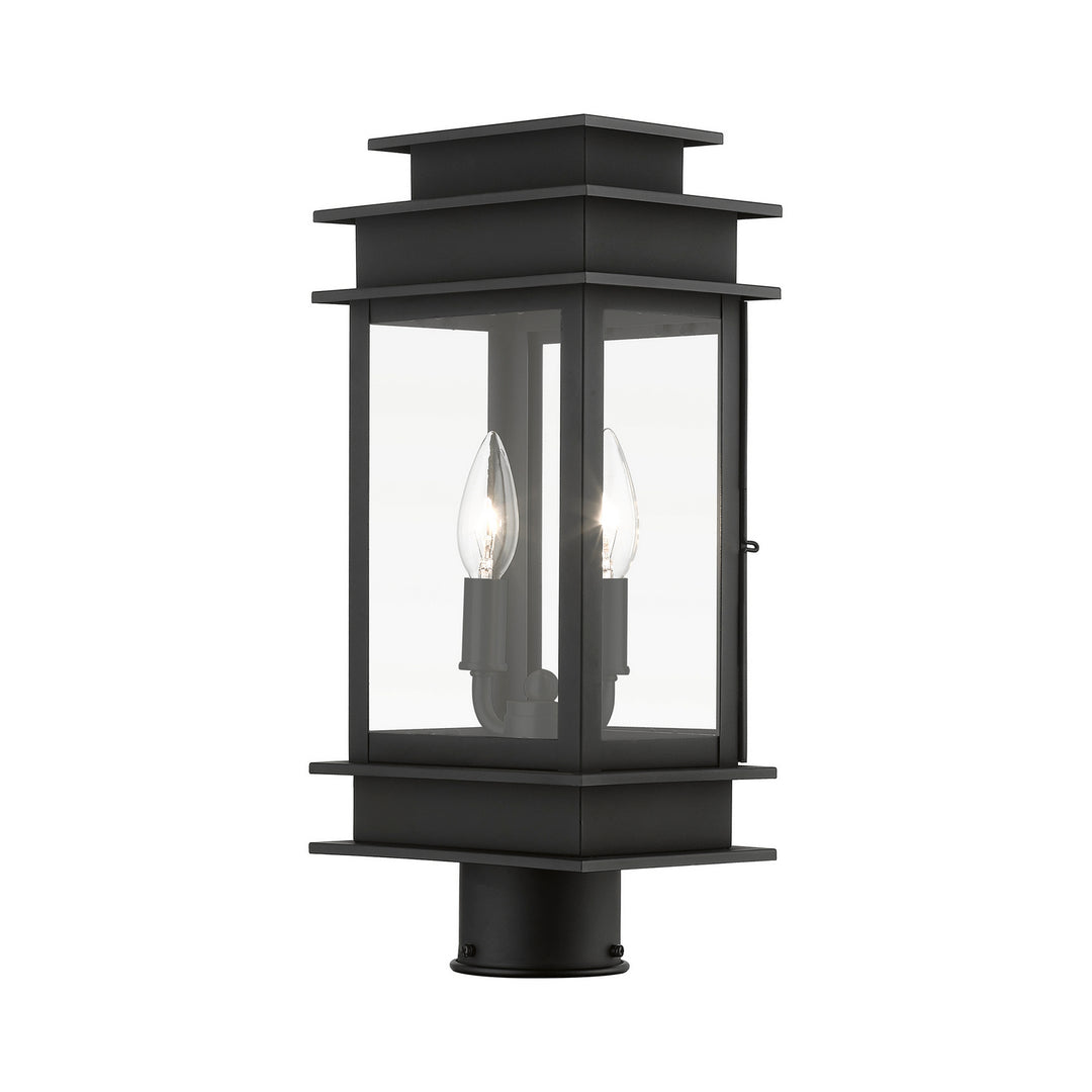 Livex Lighting 2015-04  Princeton Outdoor Black
