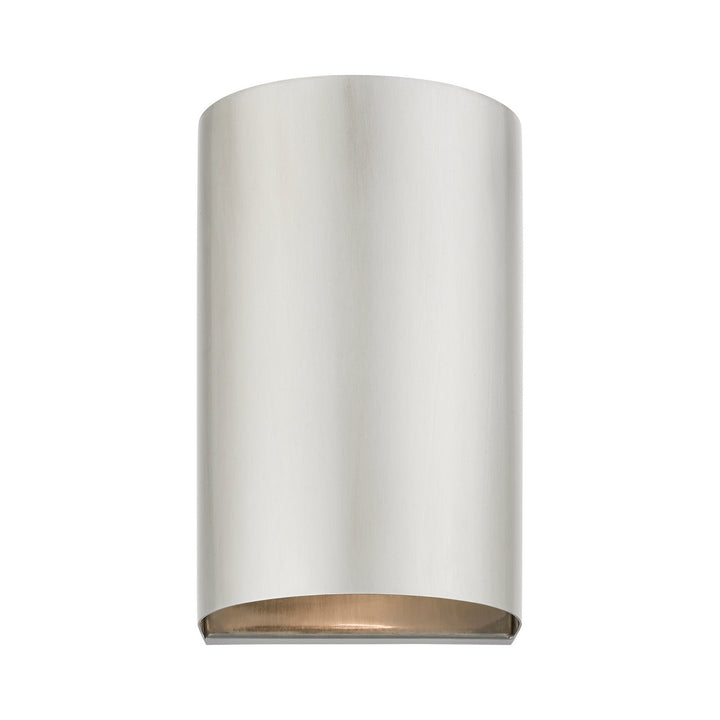 Livex Lighting 22061-91 Modern Bond Outdoor Brushed Nickel