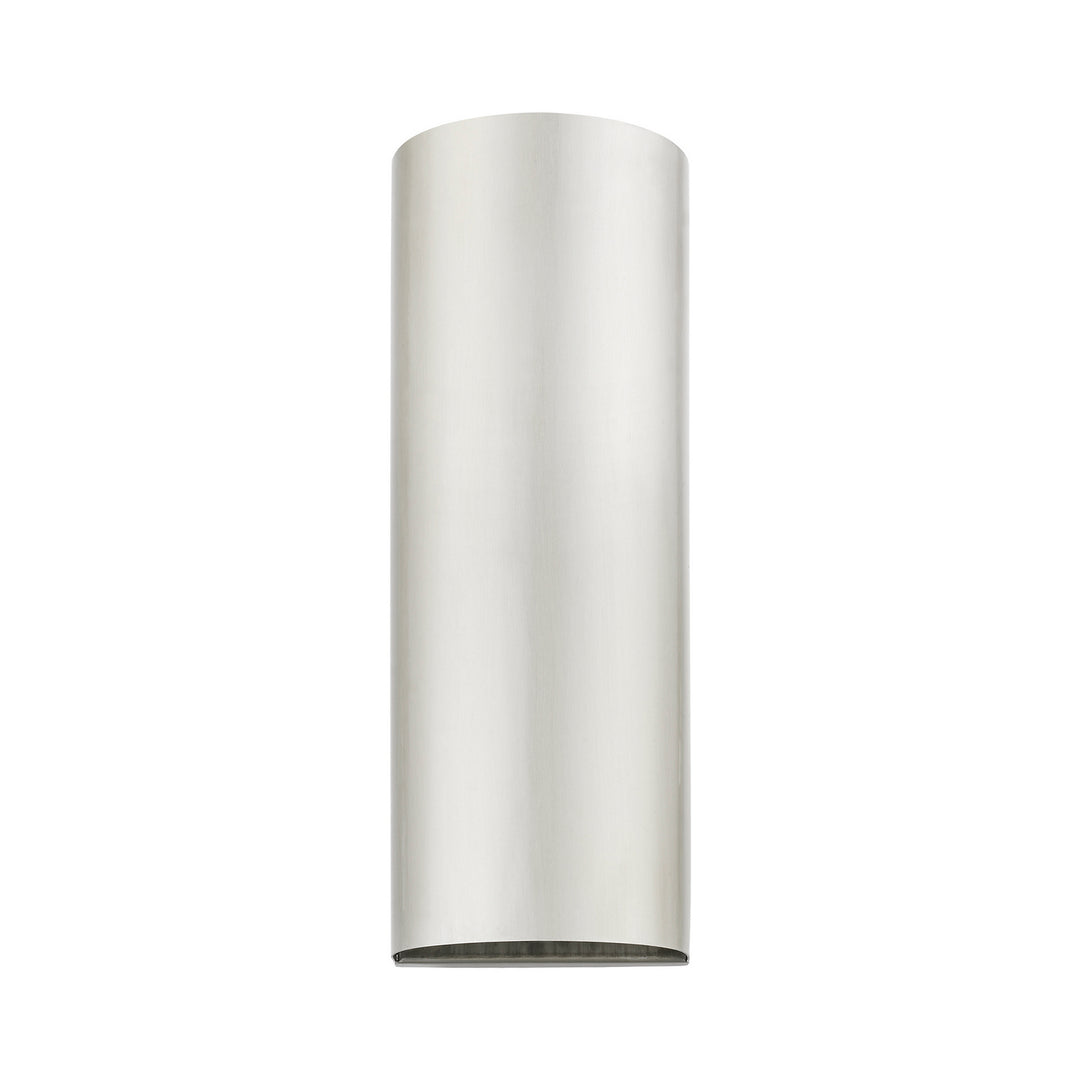 Livex Lighting 22063-91 Modern Bond Outdoor Brushed Nickel