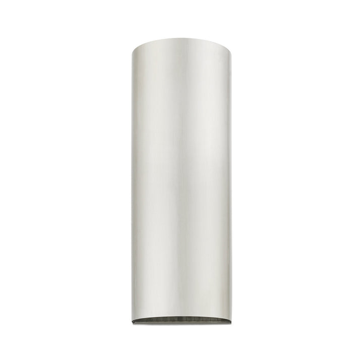 Livex Lighting 22063-91 Modern Bond Outdoor Brushed Nickel