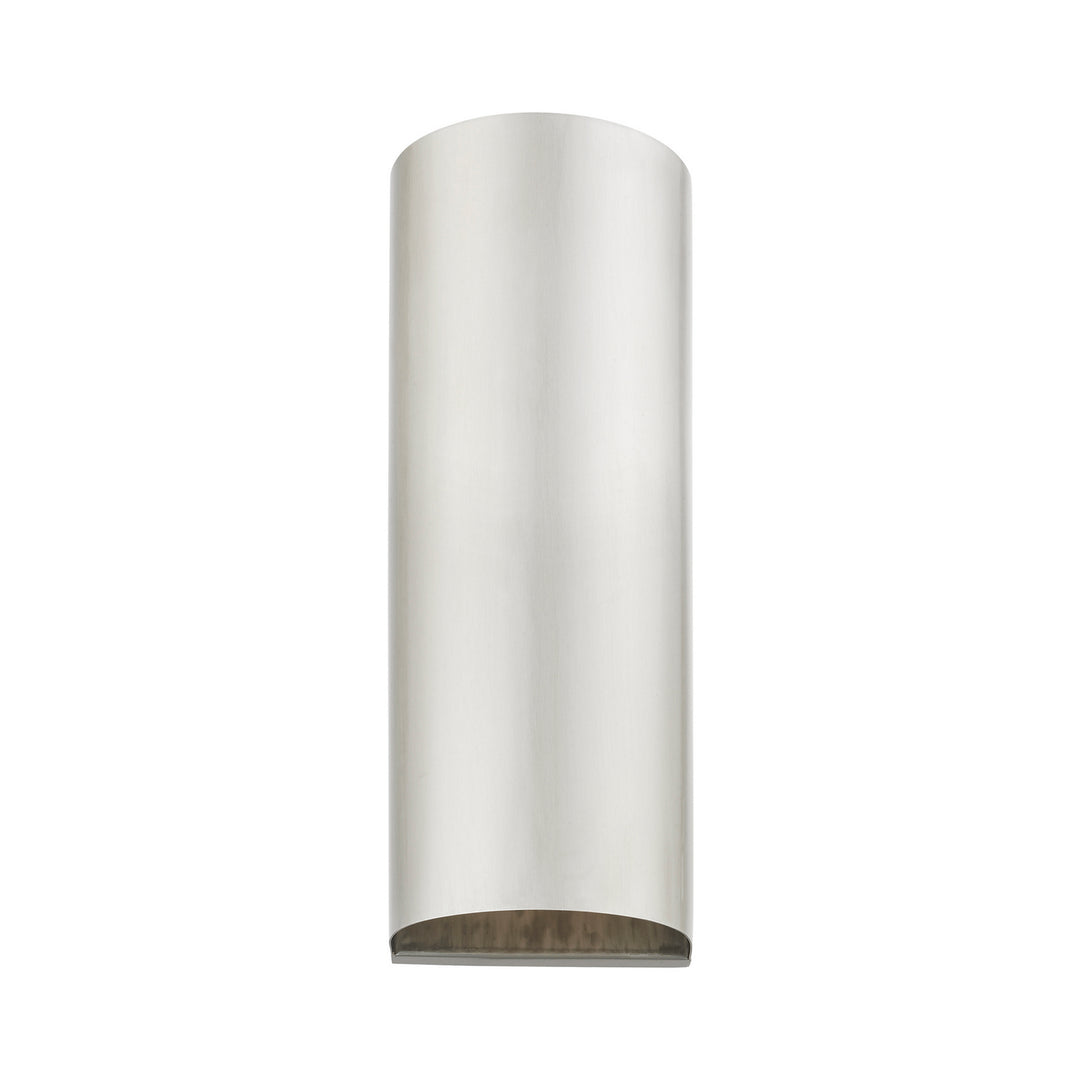Livex Lighting 22063-91 Modern Bond Outdoor Brushed Nickel
