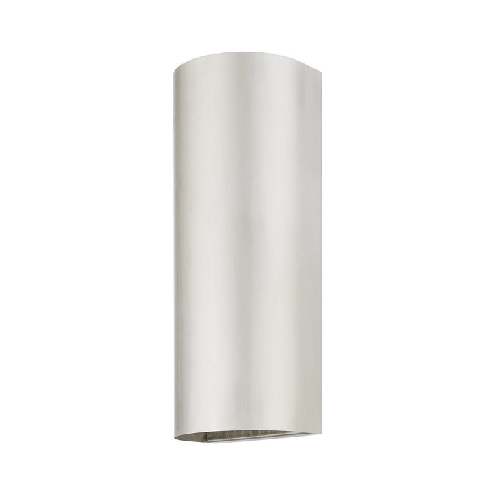 Livex Lighting 22063-91 Modern Bond Outdoor Brushed Nickel