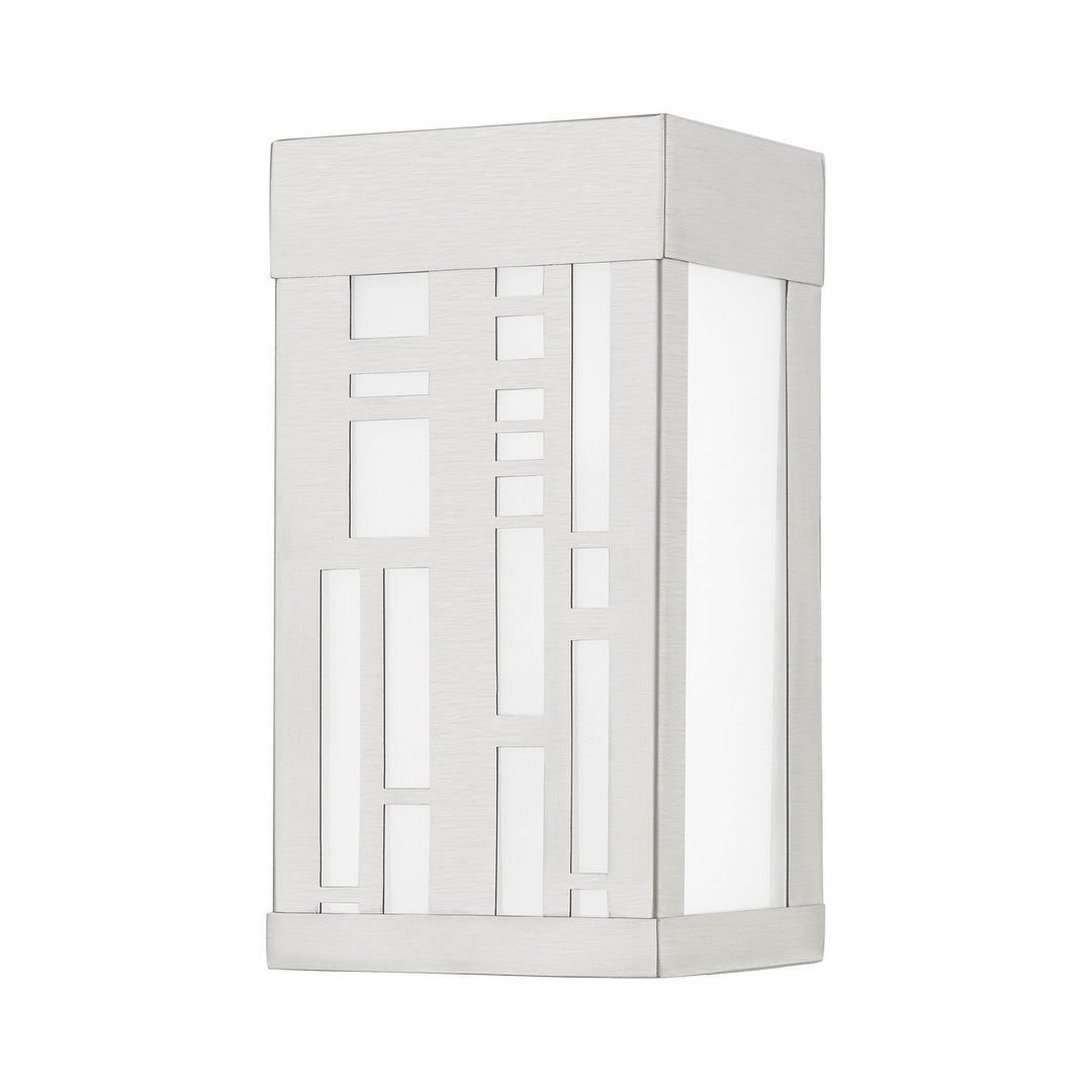 Livex Lighting 22971-91  Malmo Outdoor Brushed Nickel