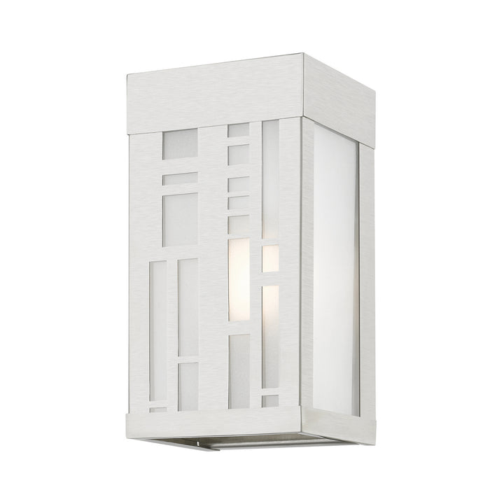 Livex Lighting 22971-91  Malmo Outdoor Brushed Nickel