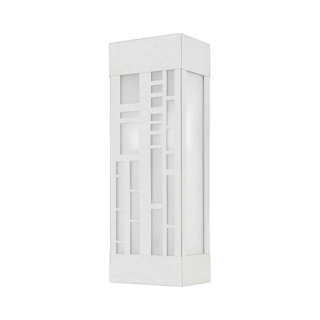 Livex Lighting 22972-91  Malmo Outdoor Brushed Nickel