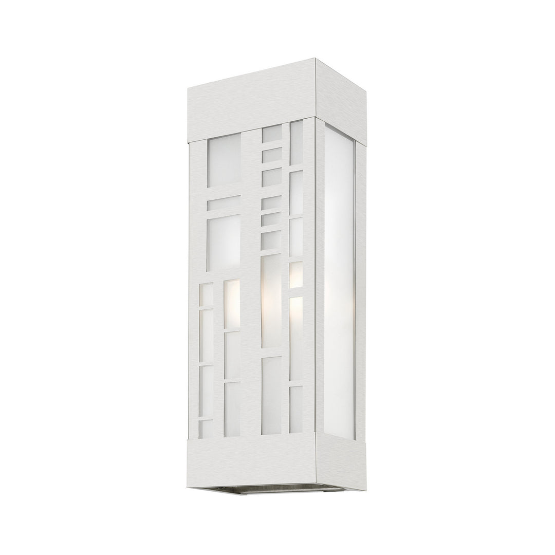 Livex Lighting 22972-91  Malmo Outdoor Brushed Nickel
