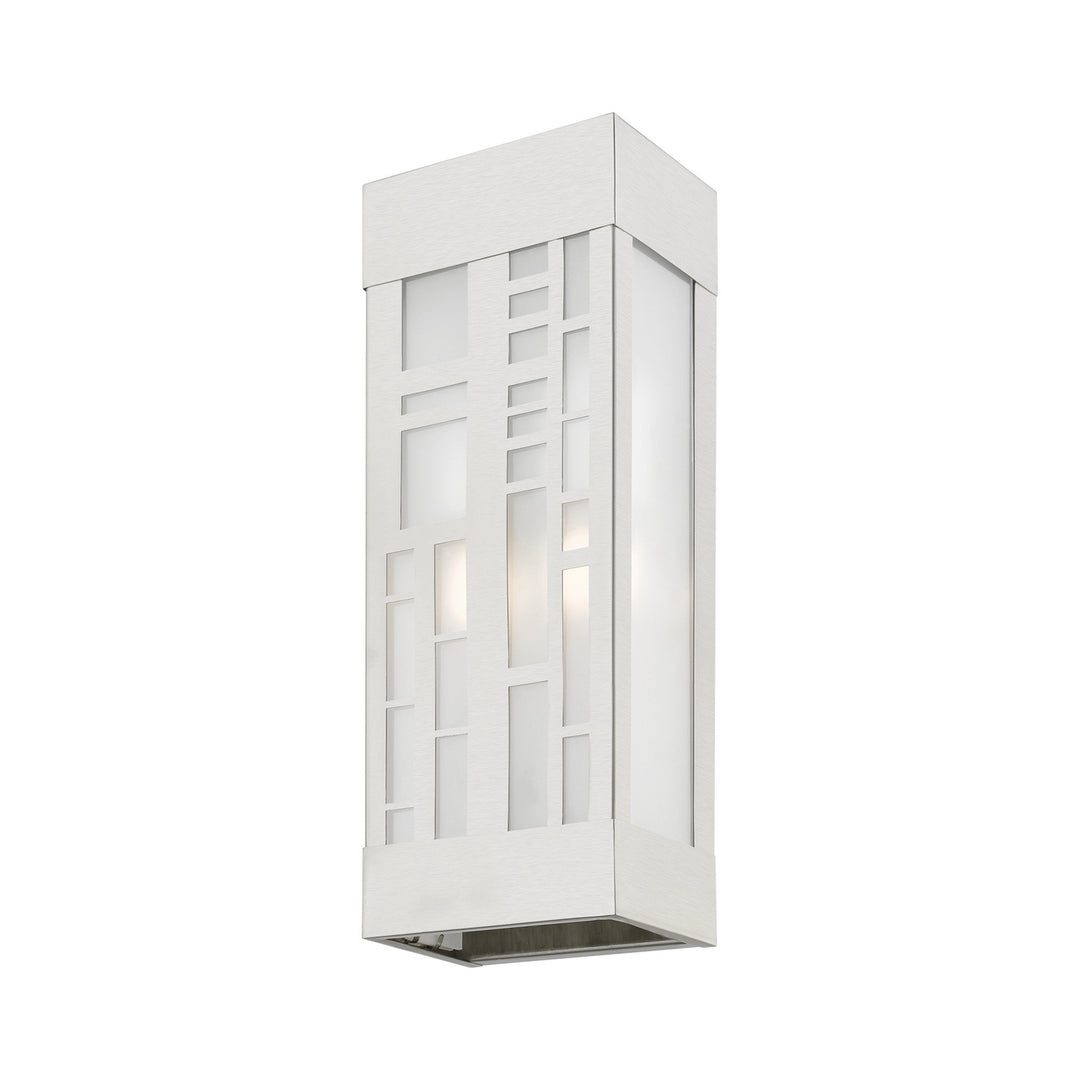 Livex Lighting 22972-91  Malmo Outdoor Brushed Nickel