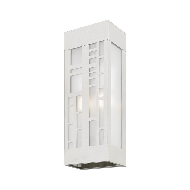 Livex Lighting 22972-91  Malmo Outdoor Brushed Nickel