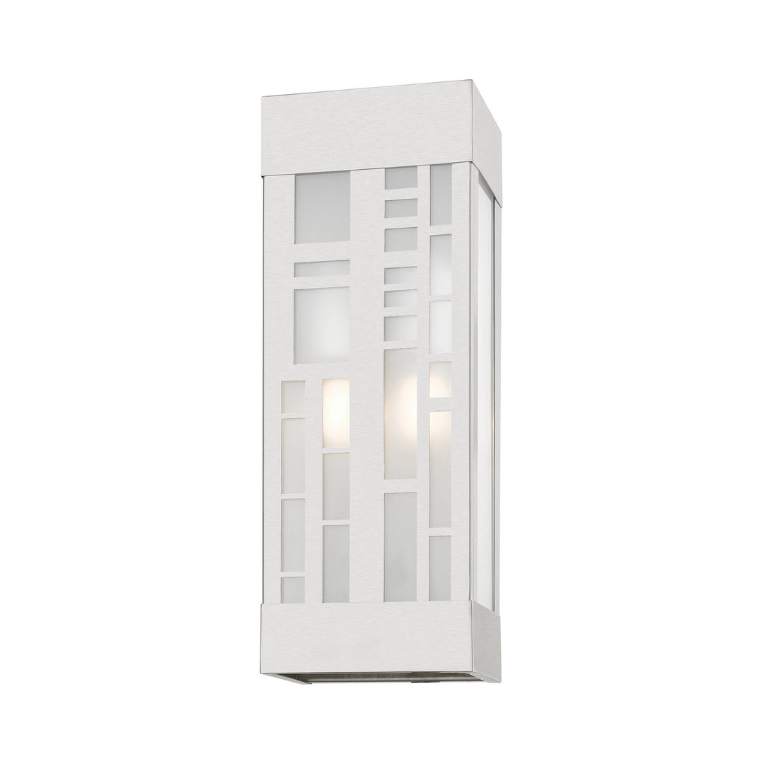 Livex Lighting 22972-91  Malmo Outdoor Brushed Nickel