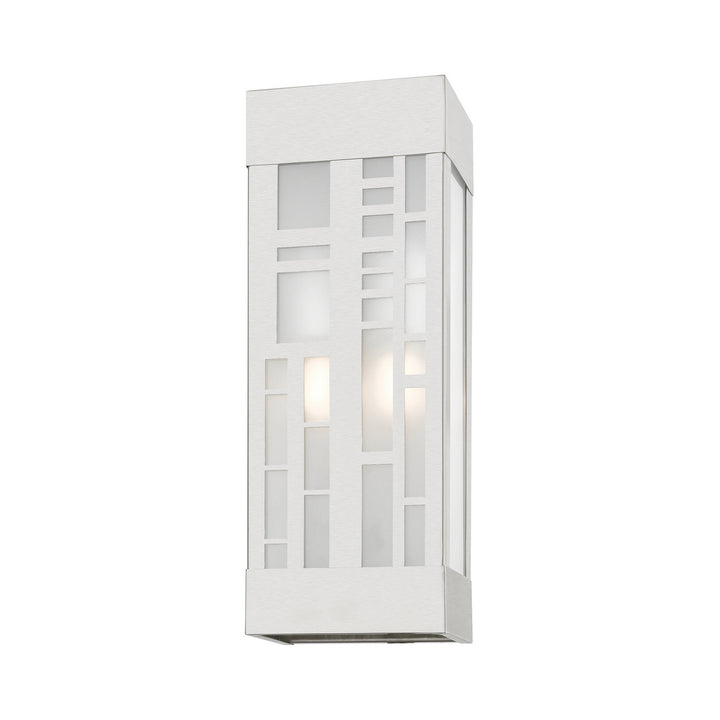 Livex Lighting 22972-91  Malmo Outdoor Brushed Nickel