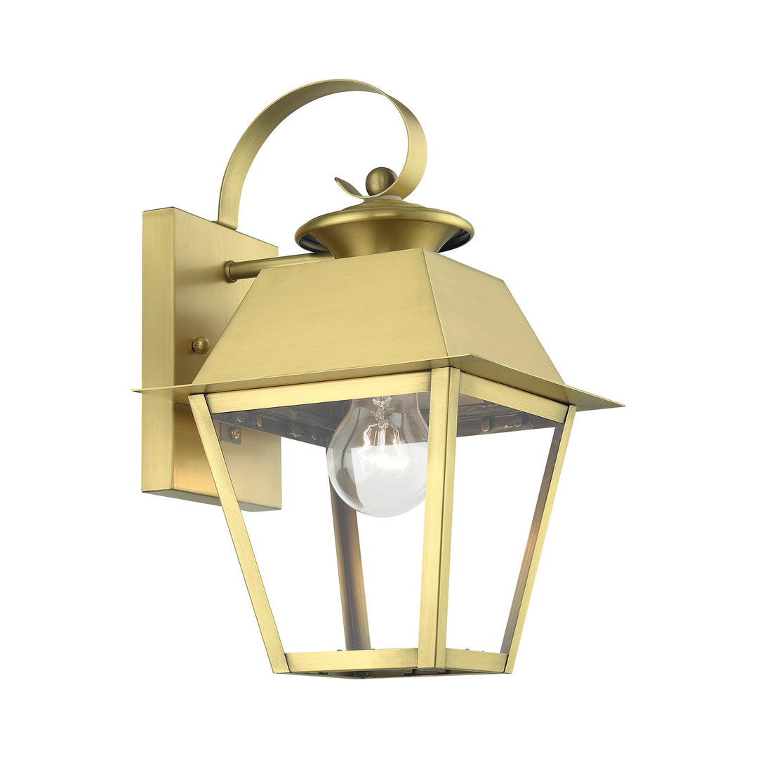 Livex Lighting 27212-08  Wentworth Outdoor Natural Brass