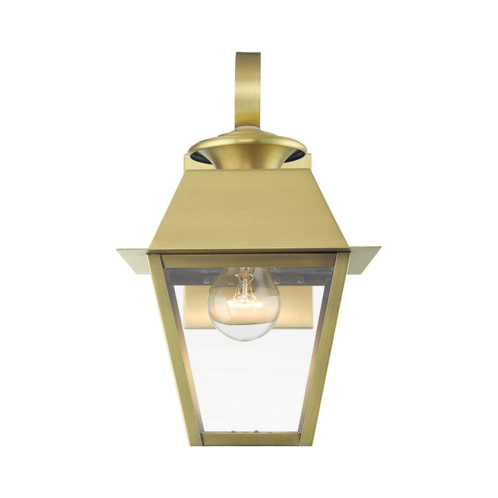 Livex Lighting 27212-08  Wentworth Outdoor Natural Brass
