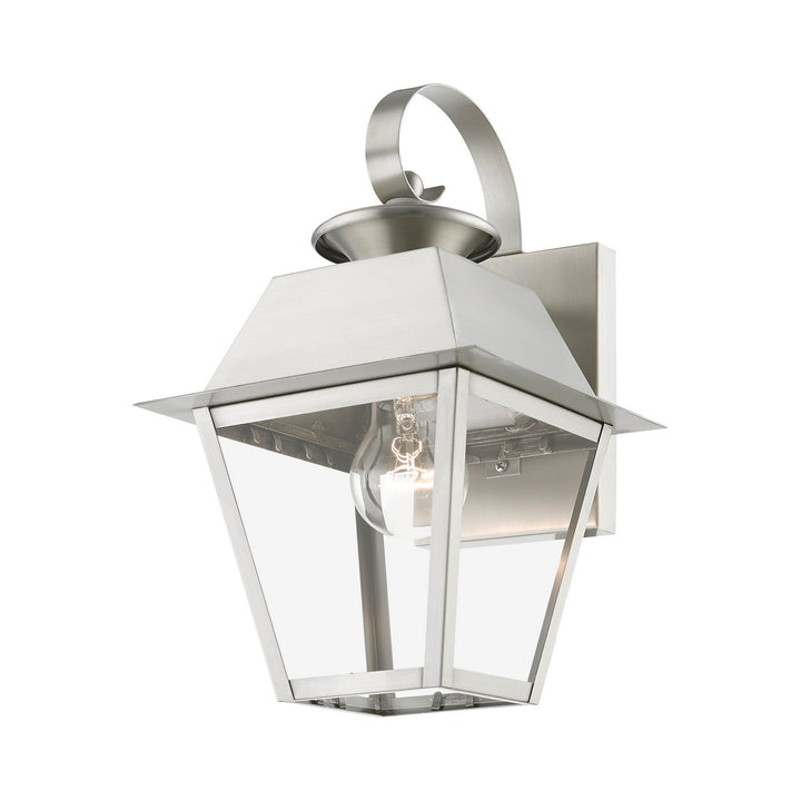 Livex Lighting 27212-91  Wentworth Outdoor Brushed Nickel