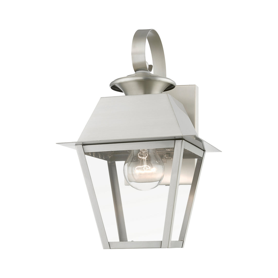 Livex Lighting 27212-91  Wentworth Outdoor Brushed Nickel