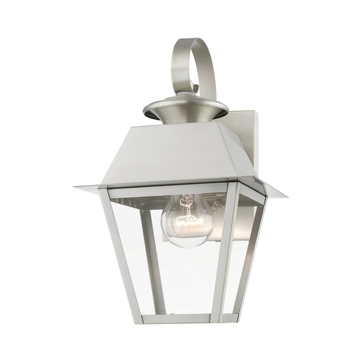 Livex Lighting 27212-91  Wentworth Outdoor Brushed Nickel