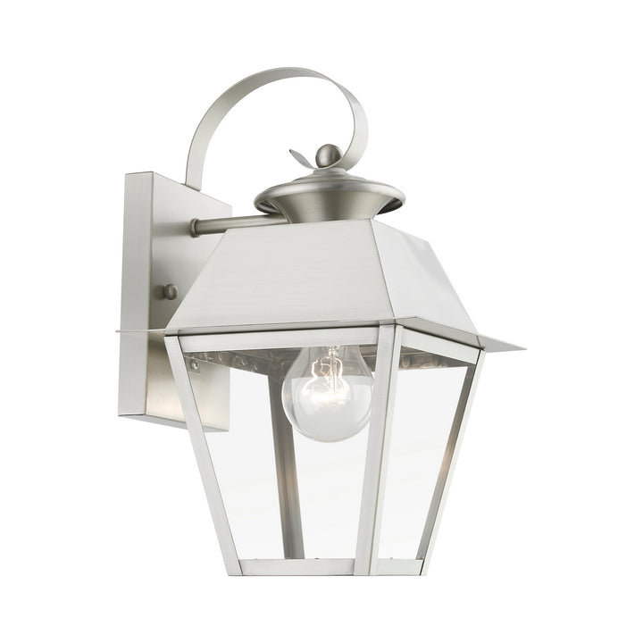 Livex Lighting 27212-91  Wentworth Outdoor Brushed Nickel