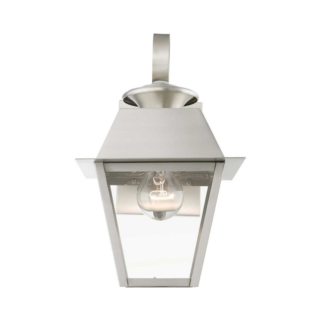 Livex Lighting 27212-91  Wentworth Outdoor Brushed Nickel