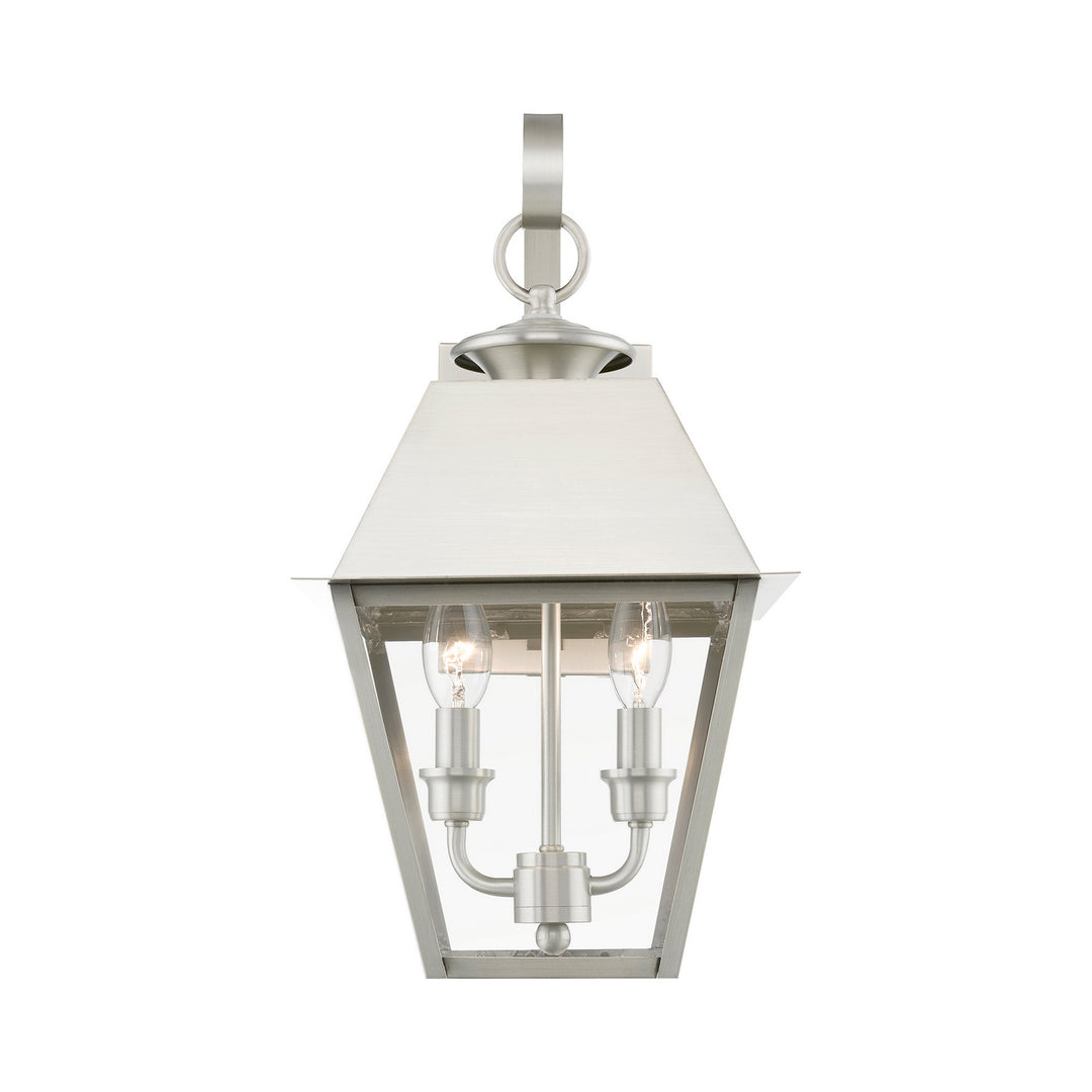Livex Lighting 27215-91  Wentworth Outdoor Brushed Nickel