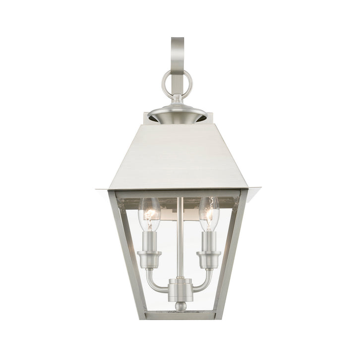 Livex Lighting 27215-91  Wentworth Outdoor Brushed Nickel