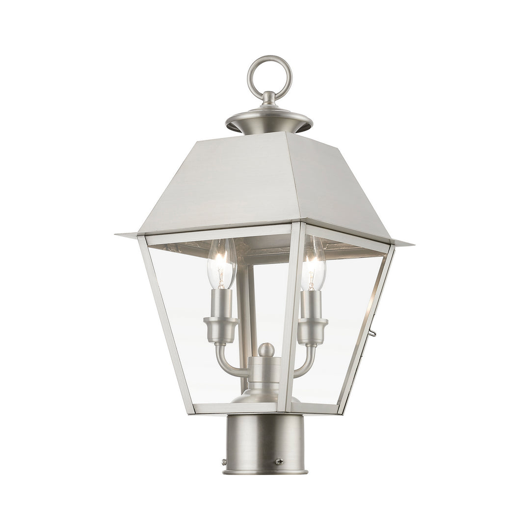 Livex Lighting 27216-91  Wentworth Outdoor Brushed Nickel