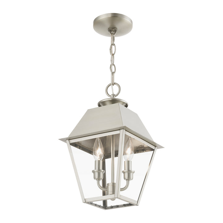 Livex Lighting 27217-91  Wentworth Outdoor Brushed Nickel