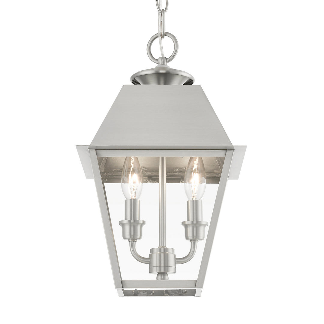 Livex Lighting 27217-91  Wentworth Outdoor Brushed Nickel