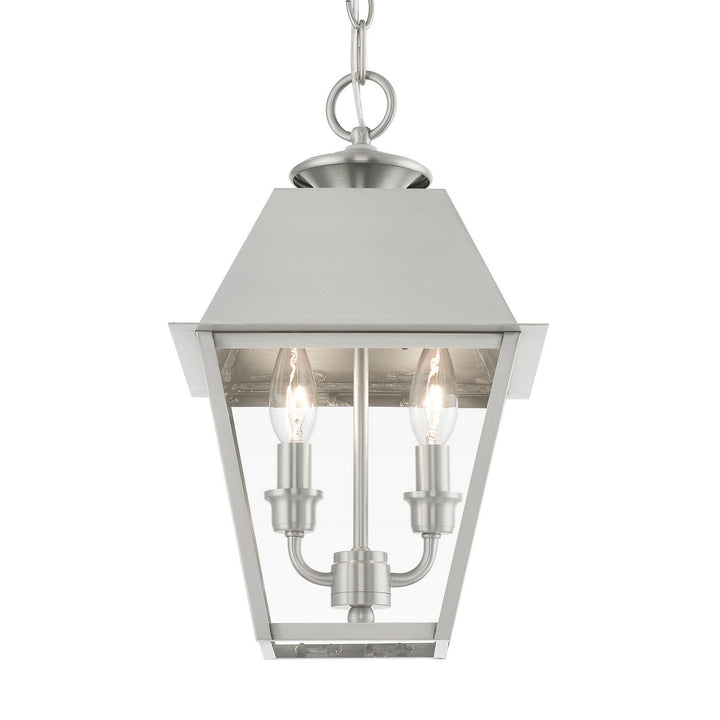 Livex Lighting 27217-91  Wentworth Outdoor Brushed Nickel